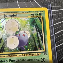 Jumpluff 7/111 Holo Rare Vintage Pokemon Card Neo Genesis MP - Image 5