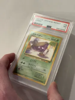 Grimer 88 Japanese Rocket 1997 PSA 7 Banned Artwork Pokemon Graded Trading Card - Image 2