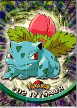 1999 Topps Pokemon TV Animation Series 1 - Ivysaur #02 Trading Card - Image 1