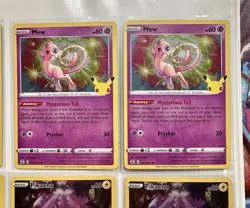 Pokemon Sword & Shield Celebrations Mew 011/025 Pikachu 005/025 8 Cards Mix Lot - Image 4
