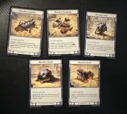 Flesh and Blood Smash Palace Equipment card lot (5 cards) - Image 1
