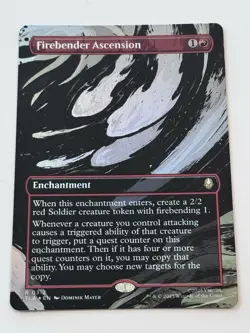 Magic the Gathering Avatar The Last Airbender Firebender Ascension Full Art Foil - Image 1