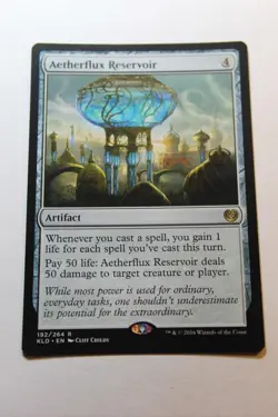 MTG Aetherflux Reservoir x1- -Kaladesh-Lightly Played - Image 1