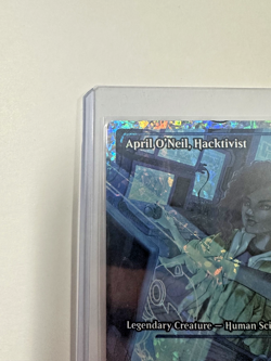 April O'Neil, Hacktivist (0292) (Showcase)(Fracture Foil) TMNT MTG 🔥MYTHIC🔥 - Image 2