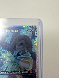 April O'Neil, Hacktivist (0292) (Showcase)(Fracture Foil) TMNT MTG 🔥MYTHIC🔥 - Image 3