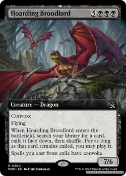 Hoarding Broodlord (Extended Art) [MOM - 360] - NM [Normal] TCG MTG - Image 1