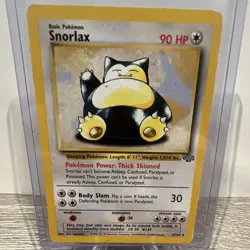 Wizards Snorlax 27/64 Jungle Regular Rare Basic 90 HP Pokemon TCG - Image 1