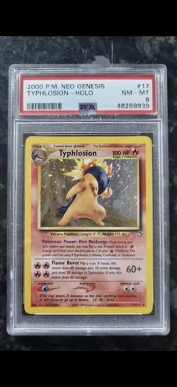 Typhlosion - Holo - 1st Edition PSA 8 - Neo Genesis - 2000 - #17/111 - Pokemon - Image 1