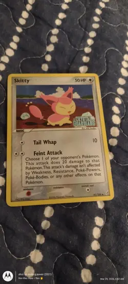 Pokemon TCG Skitty Crystal Guardians 41/100 2006 Reverse Holo H2 - Image 1