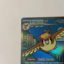 Pokemon Pidgeot ex - 225/197 SV03: Obsidian Flames Special Illustration Rare NM - Image 3