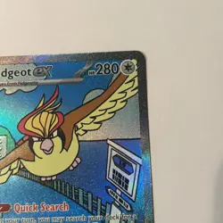 Pokemon Pidgeot ex - 225/197 SV03: Obsidian Flames Special Illustration Rare NM - Image 4