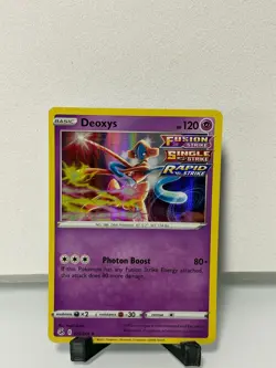 Pokemon TCG Deoxys Sword & Shield: Fusion Strike 120/264 Holo Rare - Image 1