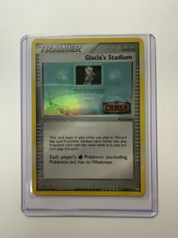 Pokemon TCG Glacia's Stadium EX Power Keepers 76 Reverse Holo Stamped - Image 4