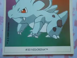 NIDORINA #30 - DUNKIN BOOMER 2000 - CARTE POKEMON - TRES BON ETAT - Image 3