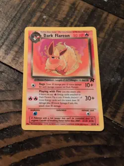 Dark Flareon 35/82 Team Rocket - Uncommon Pokemon Card - Image 1