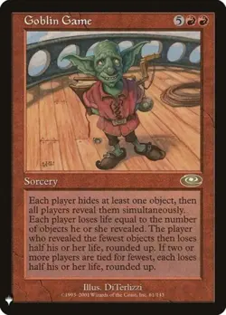 Goblin Game - Medium Play MTG Mystery Booster - Image 1