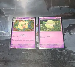 Whimsicott 019 & Cottonee 018 Black STAR PROMO MEP Cosmo Holo Pokemon Cards Nm - Image 1