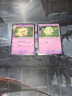 Whimsicott 019 & Cottonee 018 Black STAR PROMO MEP Cosmo Holo Pokemon Cards Nm - Image 2