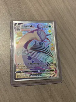 Pokemon TCG Lapras VMAX SV111/SV122 Shining Fates Full Art Ultra Rare - Image 1