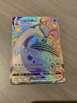 Pokemon TCG Lapras VMAX SV111/SV122 Shining Fates Full Art Ultra Rare - Image 2