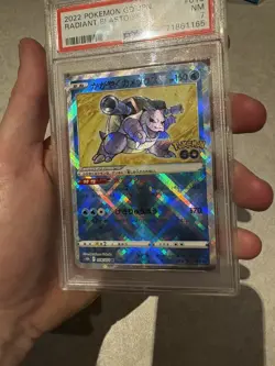 2022 POKEMON GO RADIANT BLASTOISE HOLO #018 JPN psa - Image 3