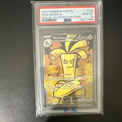 Pokemon TCG Gholdengo ex Paradox Rift Special Illustration Rare PSA 10 252/182 - Image 1