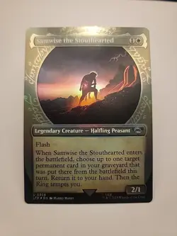 Samwise the Stouthearted Foil 306 Showcase MtG Universes Beyond: Lord of t Rings - Image 1