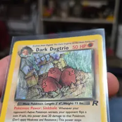 Pokemon Dark Dugtrio Holo Rare Team Rocket 6/82 HP 50 2000 Unlimited - Image 3
