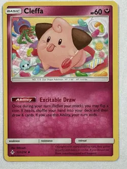 Cleffa 131/214 Uncommon Unbroken Bonds Pokemon Near Mint - Image 1