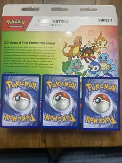 Pokemon First Partner Illustration Collection MEP Bulbasaur Charmander Squirtle - Image 2