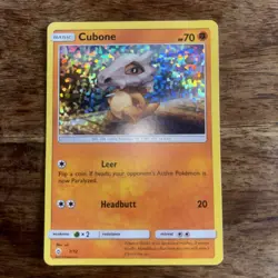 Cubone 7/12 HP Mcdonalds Pokemon TCG - Image 2