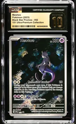 Pokemon Mewtwo 151 Ultra Premium Collection Promo SVP 052 CGC PRISTINE 10 - Image 1
