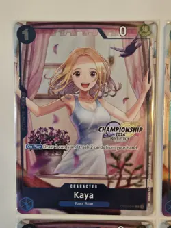 4x Kaya OP03-044 Championship 2024 Celebration Pack One Piece Promo Playset - Image 2