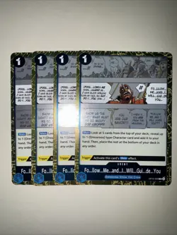 ONE PIECE TCG: Follow Me and I Will Guide You OP10-059 X4 Playset English - Image 1