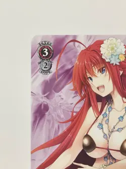 Rias Gremory Weiss Schwarz Card Japanese Rare High School DxD Fdd/W65-100 PR NM - Image 2