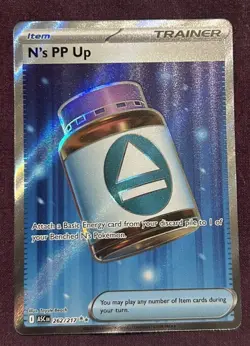 N's PP Up 262/217 NM ASC Ascended Heroes Pokemon TCG Full Art Ultra Rare - Image 1