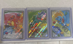Pokemon First Partner Illustration Collection MEP Bulbasaur Charmander Squirtle - Image 1