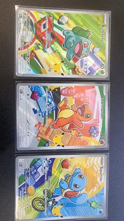 Pokemon First Partner Illustration Collection MEP Bulbasaur Charmander Squirtle - Image 3