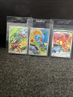 Pokemon First Partner Illustration Collection MEP Bulbasaur Charmander Squirtle - Image 1