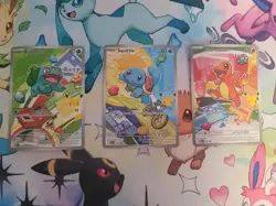 Pokemon First Partner Illustration Collection MEP Bulbasaur Charmander Squirtle - Image 1