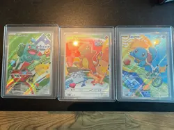 Pokemon First Partner Illustration Collection MEP Bulbasaur Charmander Squirtle - Image 1
