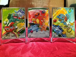 Pokemon First Partner Illustration Collection MEP Bulbasaur Charmander Squirtle - Image 1