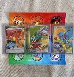 Pokemon First Partner Illustration Collection MEP Bulbasaur Charmander Squirtle - Image 1