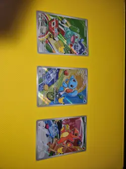 Pokemon First Partner Illustration Collection MEP Bulbasaur Charmander Squirtle - Image 1