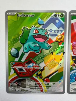 Pokemon First Partner Illustration Collection MEP Bulbasaur Charmander Squirtle - Image 2