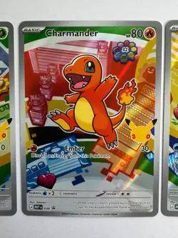 Pokemon First Partner Illustration Collection MEP Bulbasaur Charmander Squirtle - Image 3