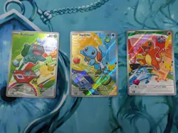 Pokemon First Partner Illustration Collection MEP Bulbasaur Charmander Squirtle - Image 1