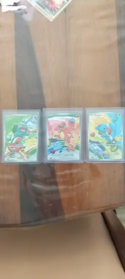 Pokemon First Partner Illustration Collection MEP Bulbasaur Charmander Squirtle - Image 1