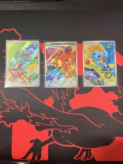 Pokemon First Partner Illustration MEP Collection Bulbasaur Charmander Squirtle - Image 1