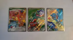 Pokemon First Partner Illustration Collection MEP Bulbasaur Charmander Squirtle - Image 1